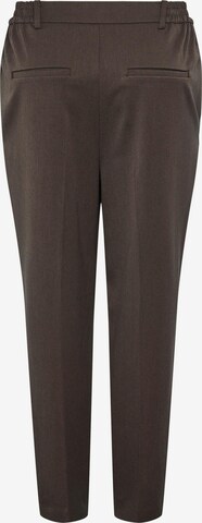 Loosefit Pantalon à plis 'Camil' PIECES en marron