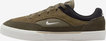 Baskets basses 'Skateboard Malor' NIKE en vert : devant