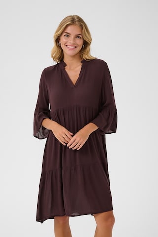 Robe 'KAMarianah' Kaffe en marron : devant