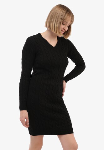 Abito in maglia di Felix Hardy in nero: frontale