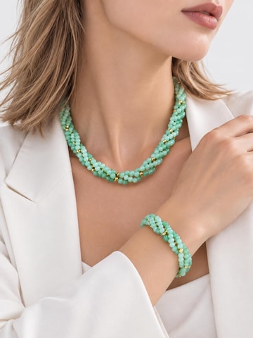 Parure de bijoux 'Lucky Jade' LanLivia en or