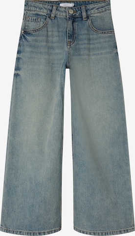 mėlyna NAME IT Plačios klešnės Džinsai: priekis