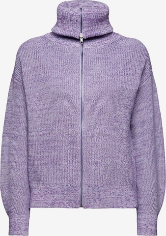 Cardigan ESPRIT en violet : devant