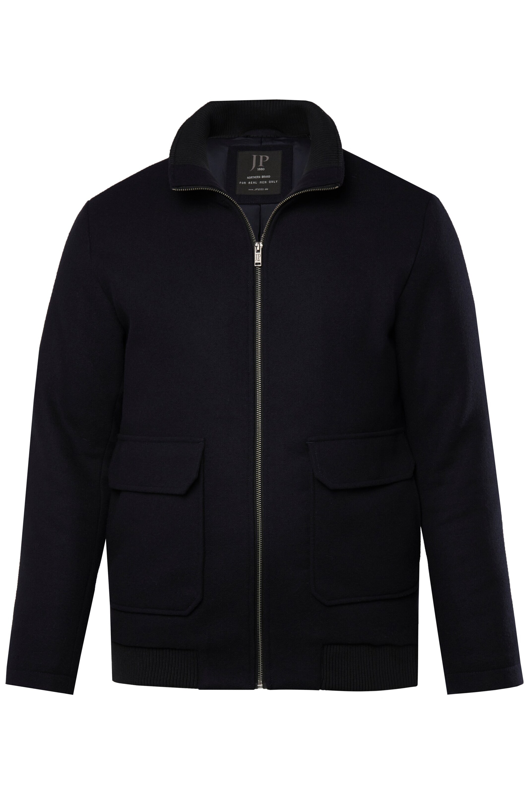 JP1880 Tussenjas in Blauw: voorkant