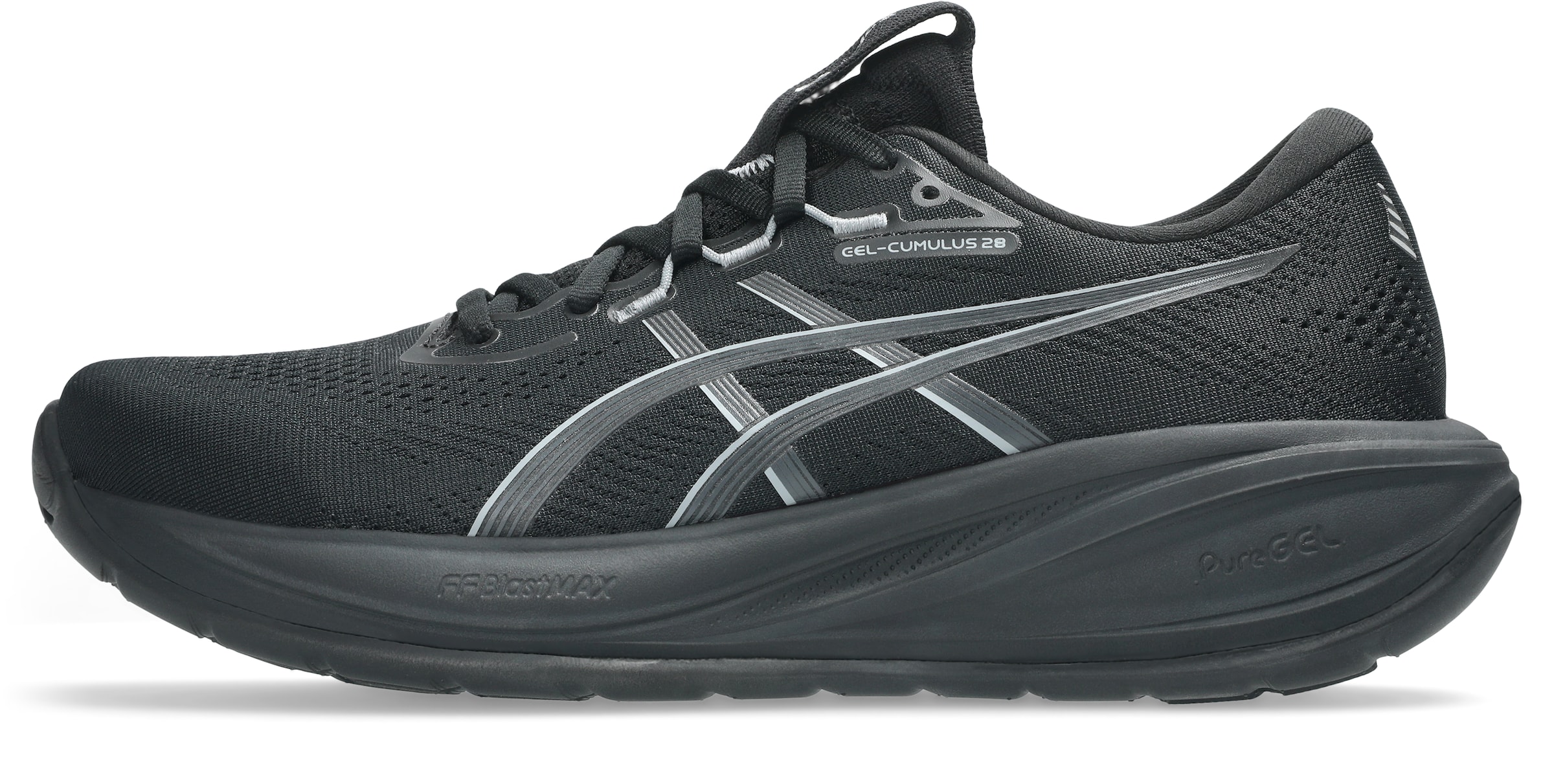 ASICS Running Shoes 'Gel-Cumulus 28' in Black: front
