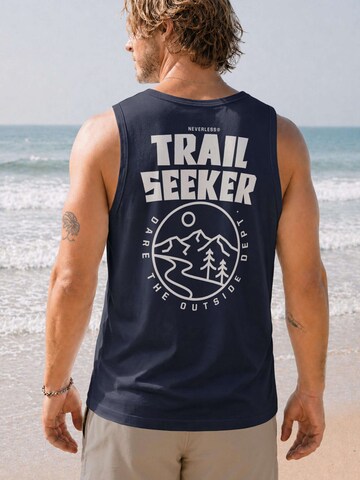 Neverless Shirt 'Trail Seeker' in Blue