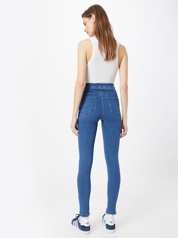 PIECES Skinny Jeans 'SANNI' in Blau