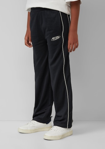 Wide Leg Pantalon s.Oliver en noir : devant