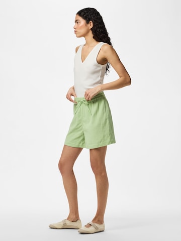 Loosefit Pantalon PIECES en vert