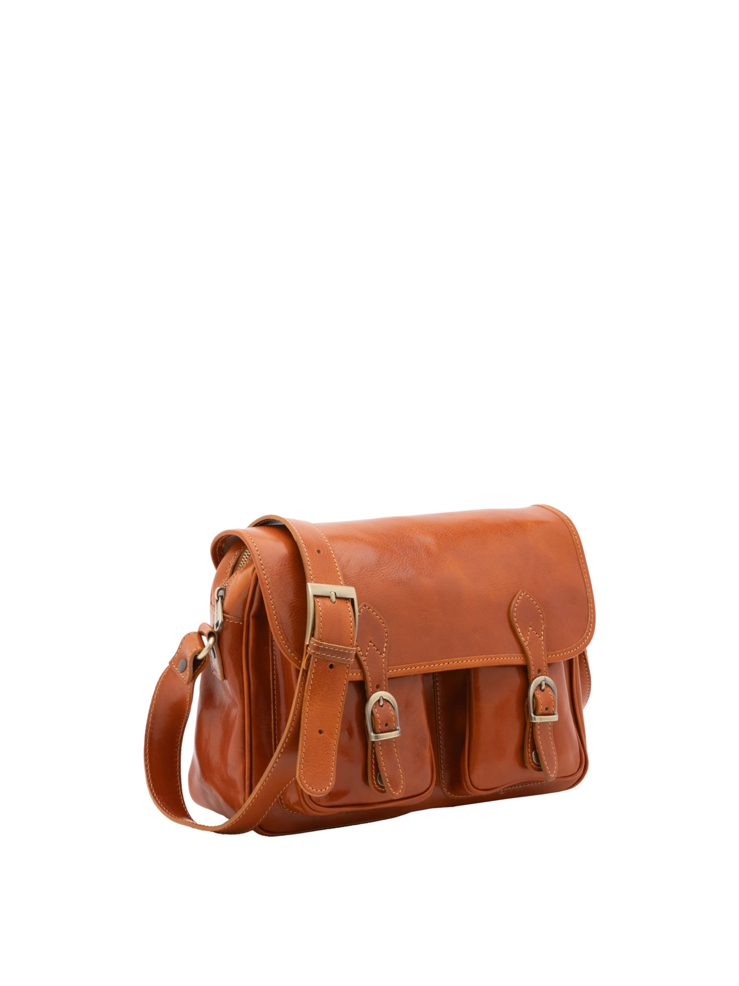 Borsa a tracolla di Viola Castellani in beige: frontale