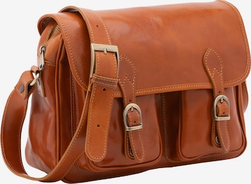 Borsa a tracolla di Viola Castellani in beige: frontale