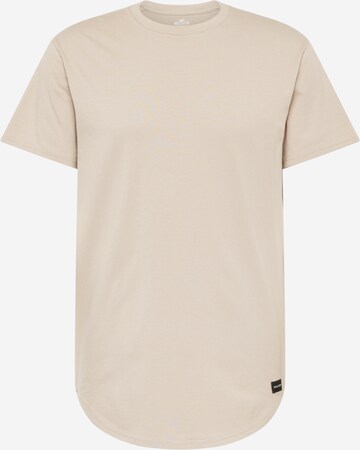 HOLLISTER T-shirt i brun: framsida