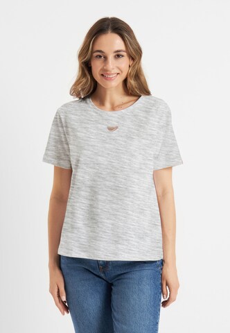 Frieda & Freddies NY Shirt in Grey: front