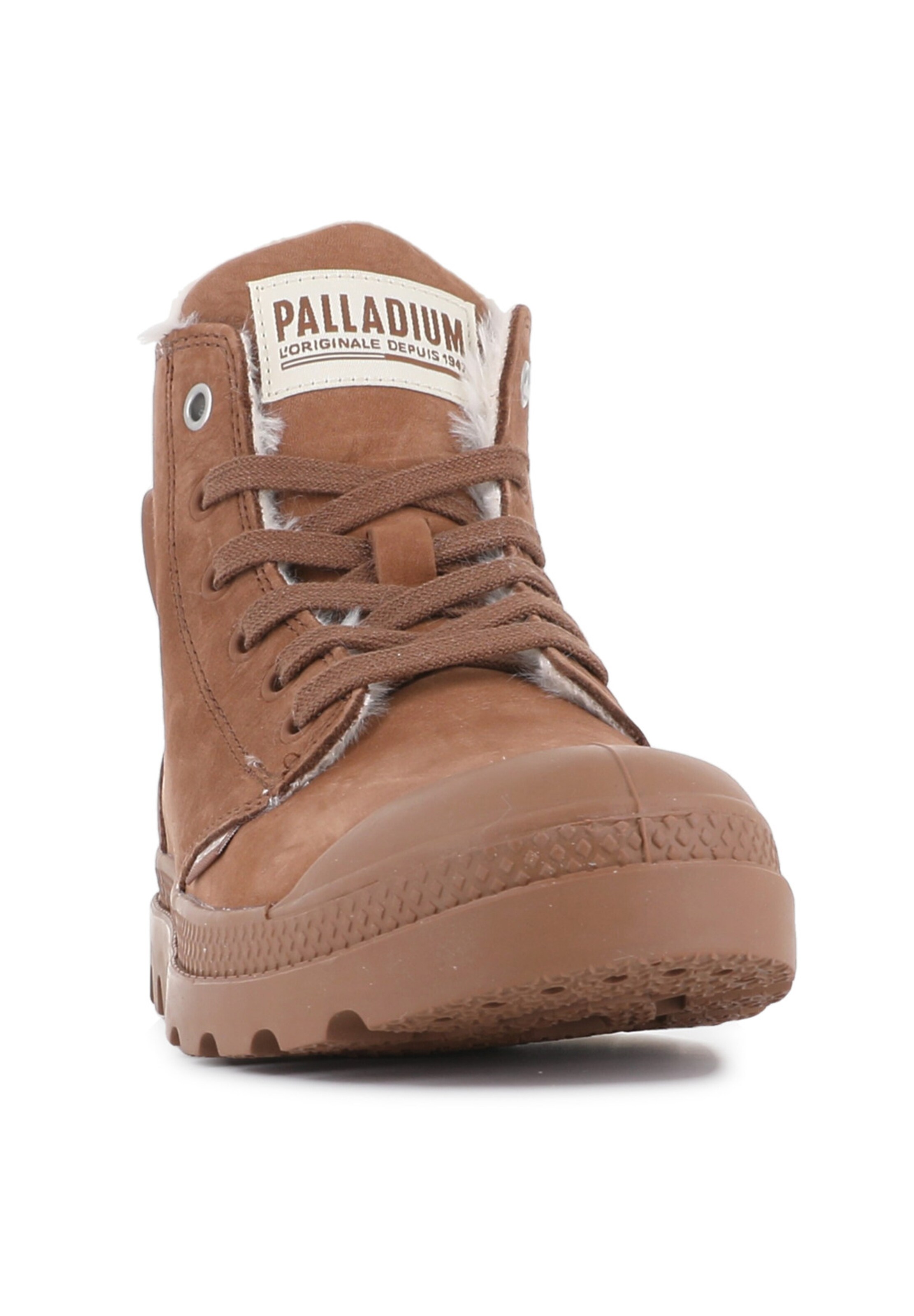 Palladium Botki sznurowane 'Pampa' w kolorze brązowy