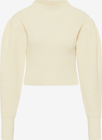 faina Sweater in White: front