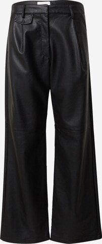 LeGer by Lena Gercke Loose fit Pleat-Front Pants 'Viola' in Black: front