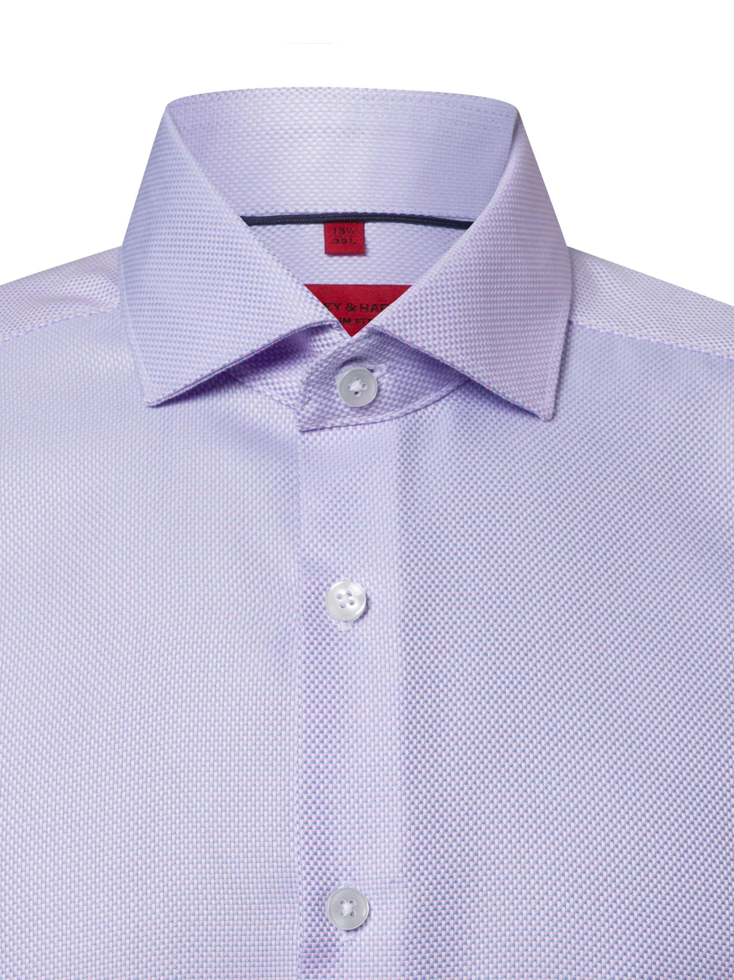 Coupe slim Chemise business Finshley & Harding en rose