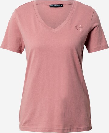 Stitch and Soul - Camiseta en rosa: frente