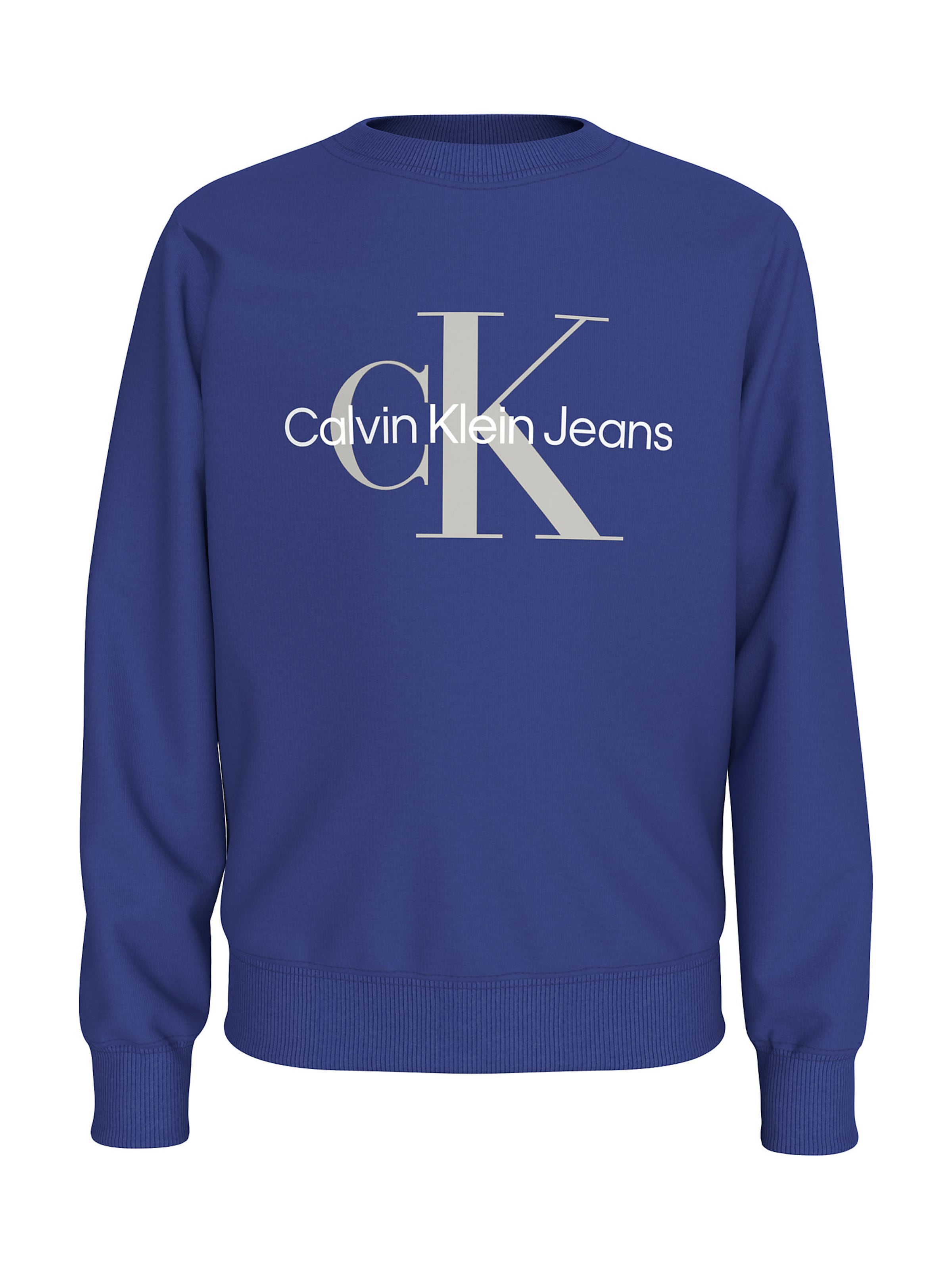 Calvin Klein Jeans Sweatshirt in Dark Blue ABOUT YOU
