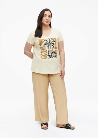 T-shirt s.Oliver CURVE en beige