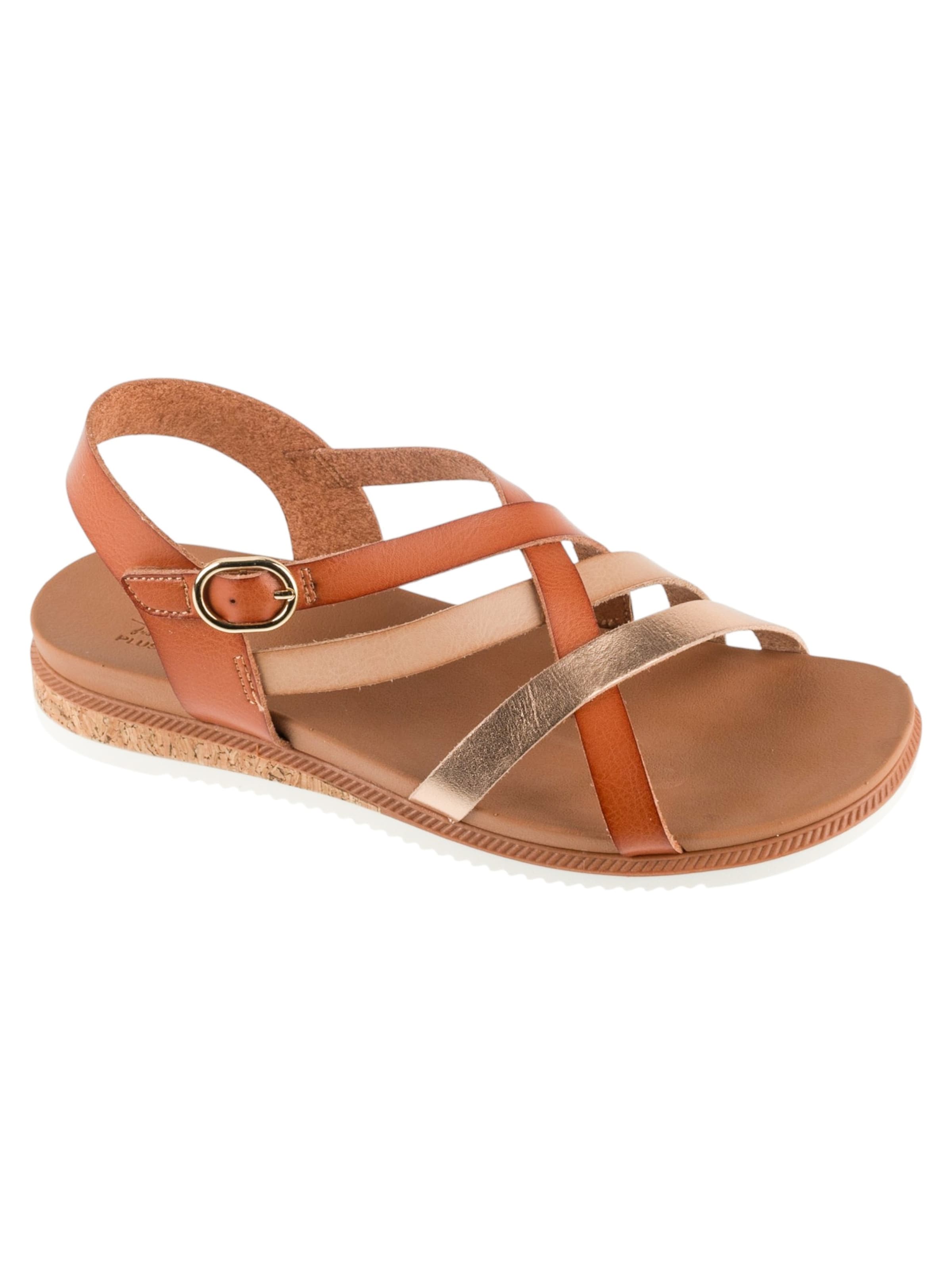 SKECHERS Sandale 'Skechers Desert Kiss  - Peak Rank'‌ in Braun: Vorderseite