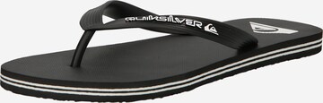 QUIKSILVER Žabky 'Molokai' – černá: přední strana