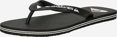 QUIKSILVER Varvastossut 'Molokai' värissä musta / valkoinen, Tuotenäkymä