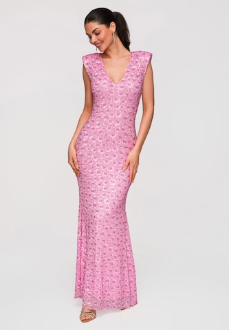 Ombre Evening dress in Pink