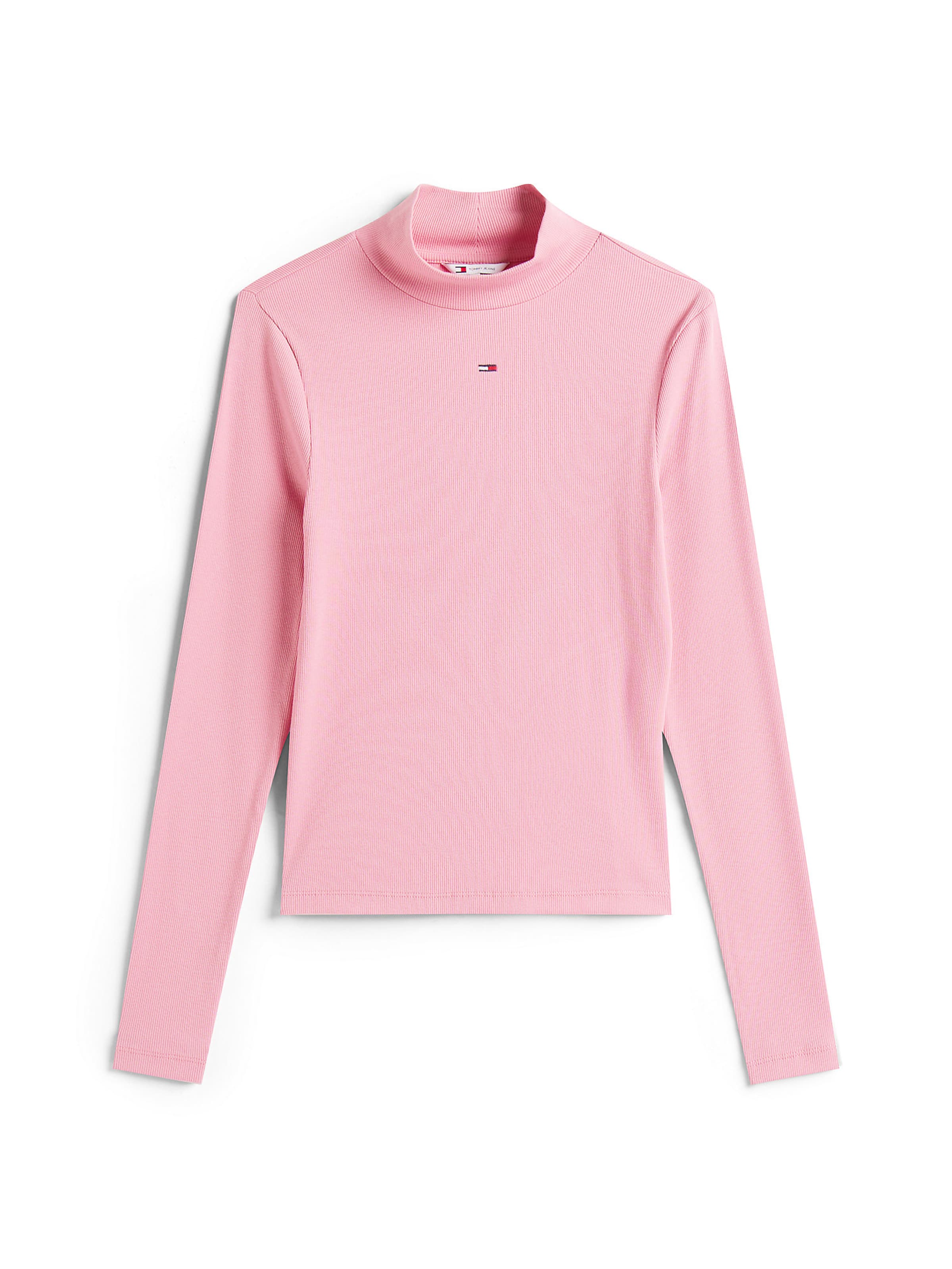 Tommy Jeans Μπλουζάκι 'Essential' σε ροζ: μπροστά