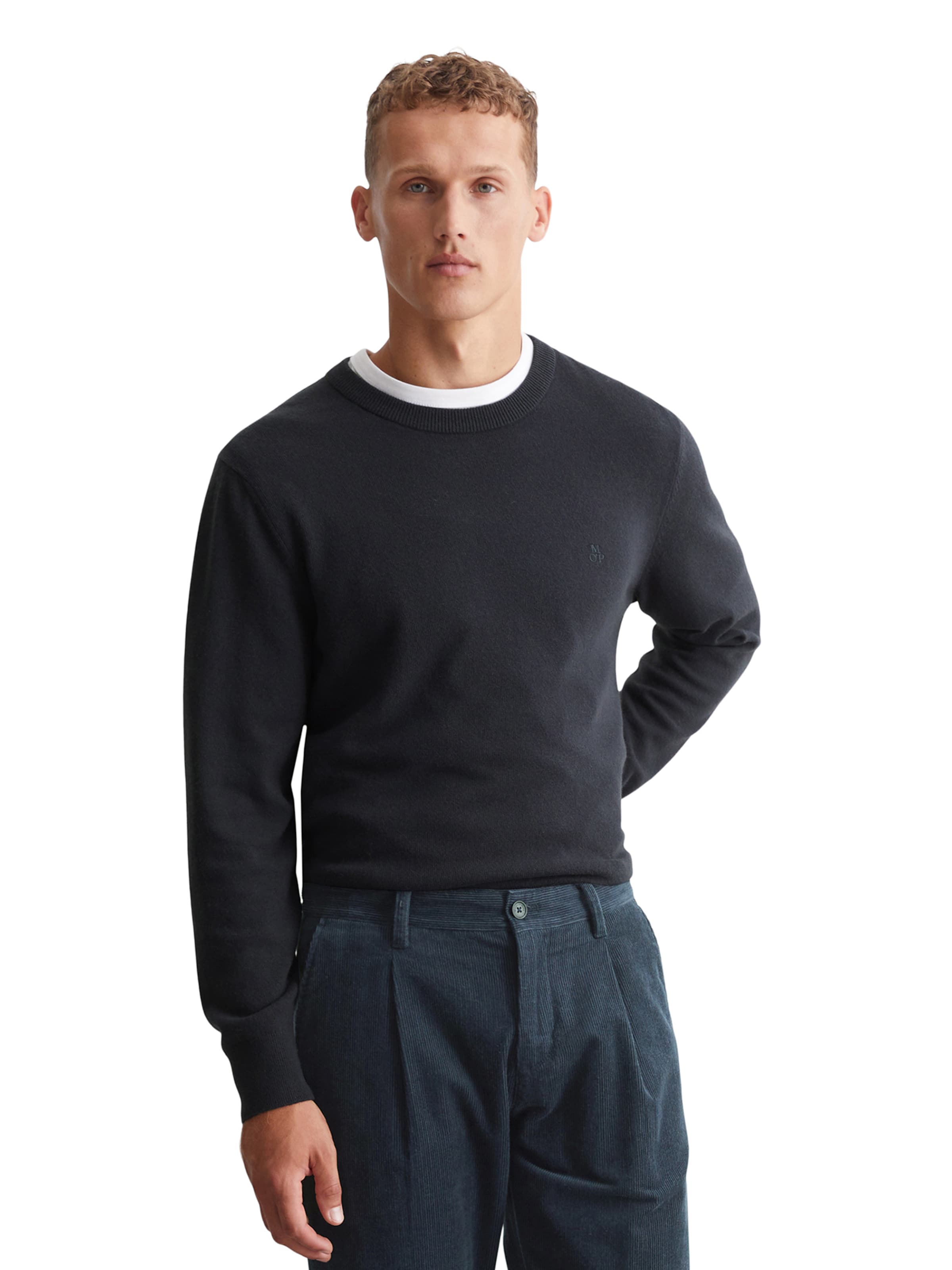 Marc O'Polo Πουλόβερ σε μπλε: μπροστά