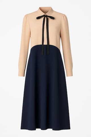 Touche Prive Jurk in Beige: voorkant