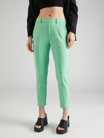 Slimfit Pantaloni cutați 'LISA' de la OBJECT pe verde: față