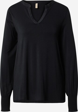 Soyaconcept - Blusa 'MARICA' en negro: frente