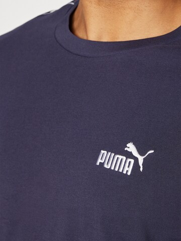 PUMA T-Shirt 'ESS Tape' in Blau