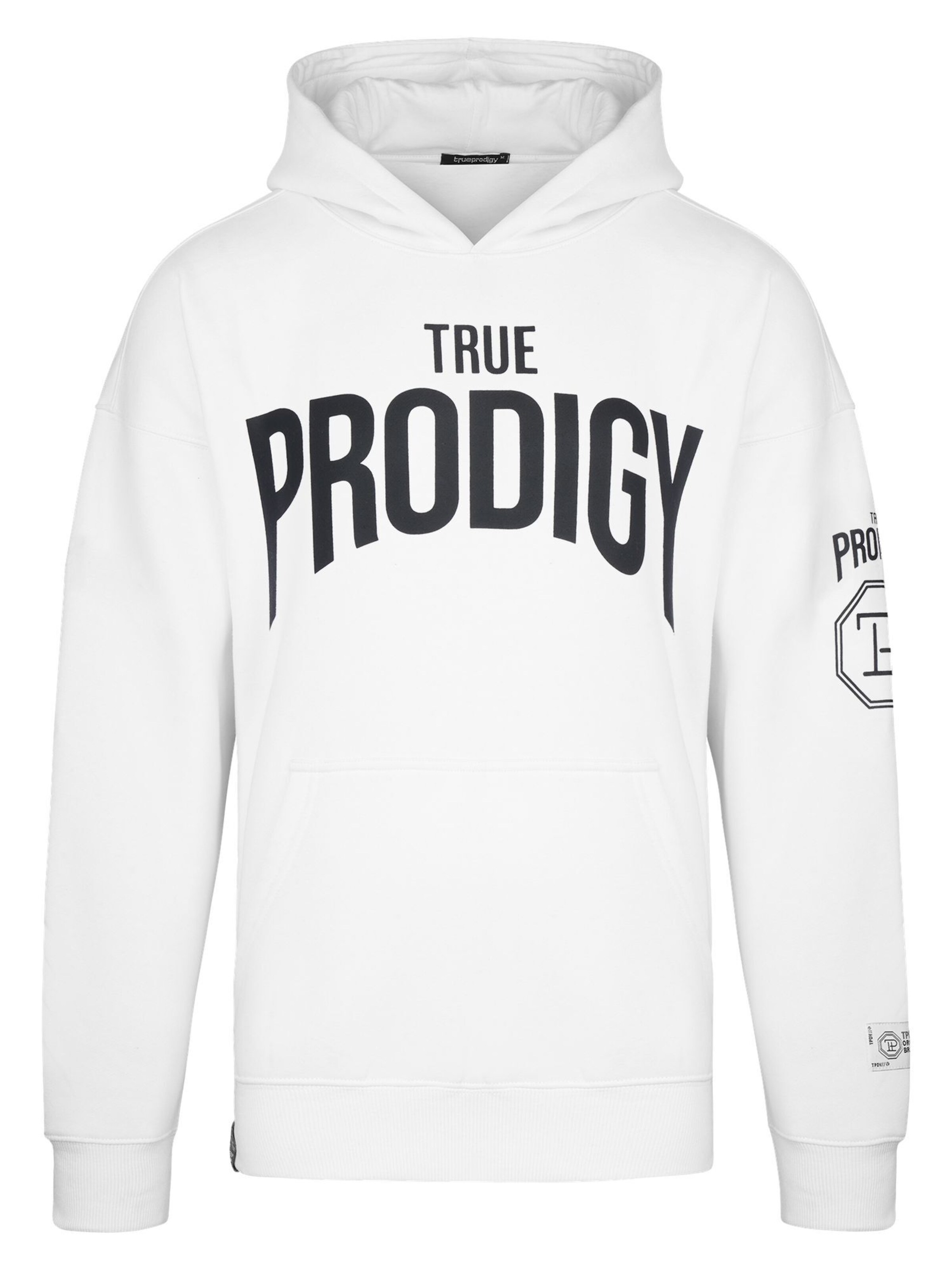 trueprodigy Sweatshirt 'Feith' i sort / hvid, Produktvisning