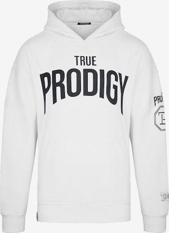 trueprodigy Sweatshirt 'Feith' in Wit: voorkant