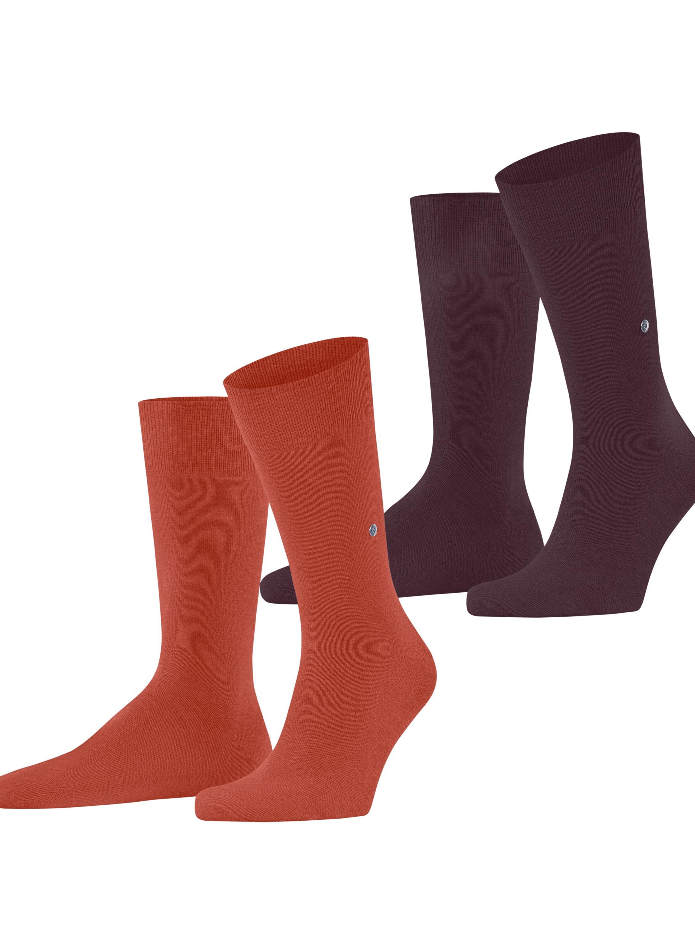 BURLINGTON Socks 'Everyday 2-Pack' in Red: front