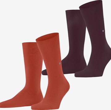 BURLINGTON Socks 'Everyday 2-Pack' in Red: front