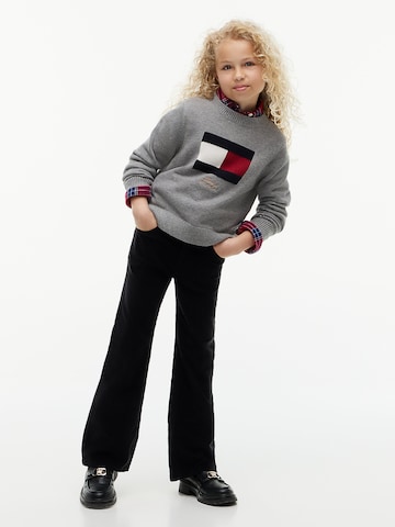TOMMY HILFIGER Flared Broek in Zwart
