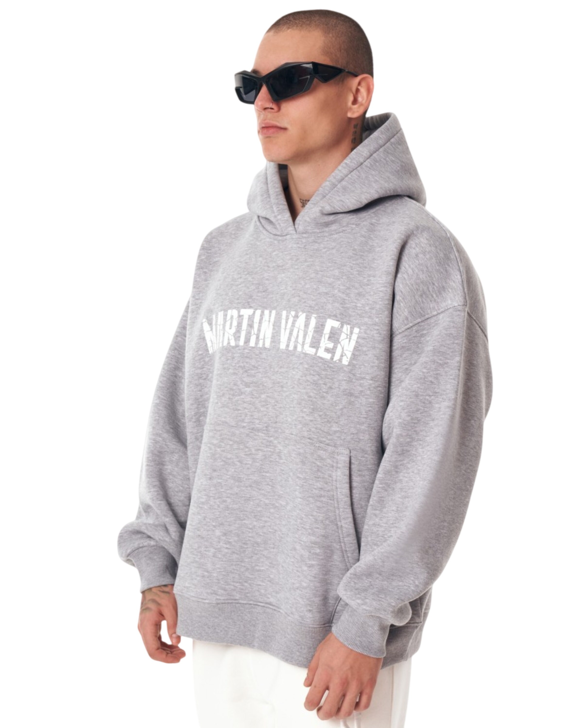 MARTIN VALEN Sweatshirt in Grijs