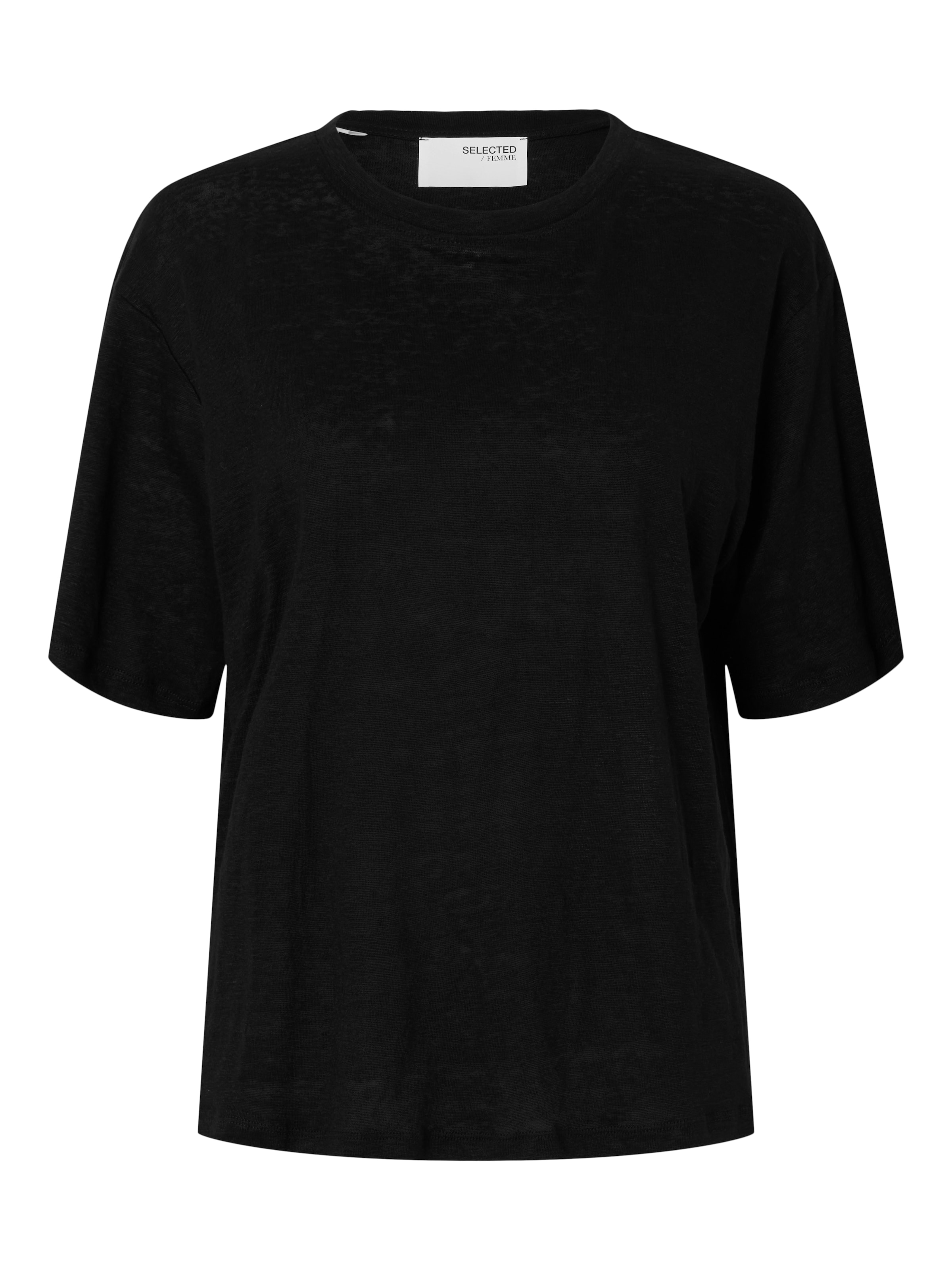 SELECTED Oversized Shirt 'SLFVILJA' in Black: front