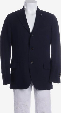 LARDINI Suit Jacket in M-L in Blue: front