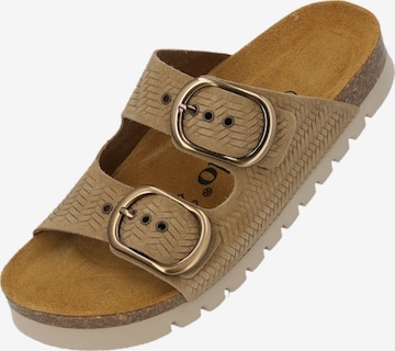 Palado Mules 'Korfu' in Beige: front