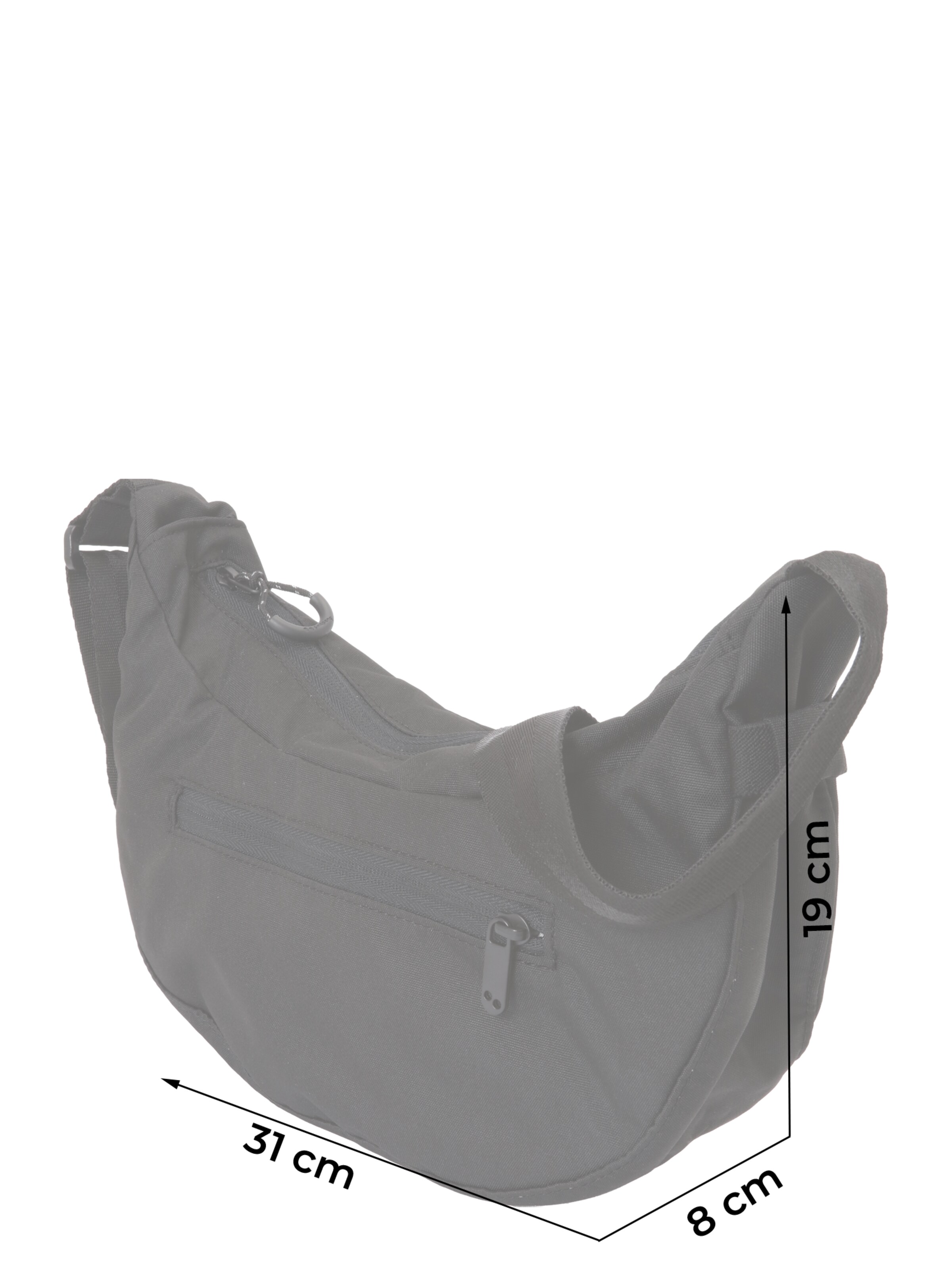 pinqponq Τσάντα ώμου 'KRUMM' σε μαύρο