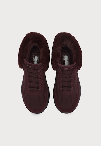SKECHERS Botki sznurowane 'ON-THE-GO ENCORE - MAISIE' w kolorze czerwony