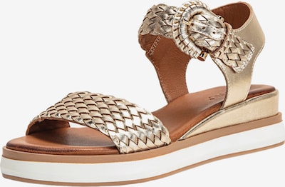 INUOVO Strap Sandals in Gold, Item view