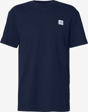 T-Shirt Lee en bleu : devant
