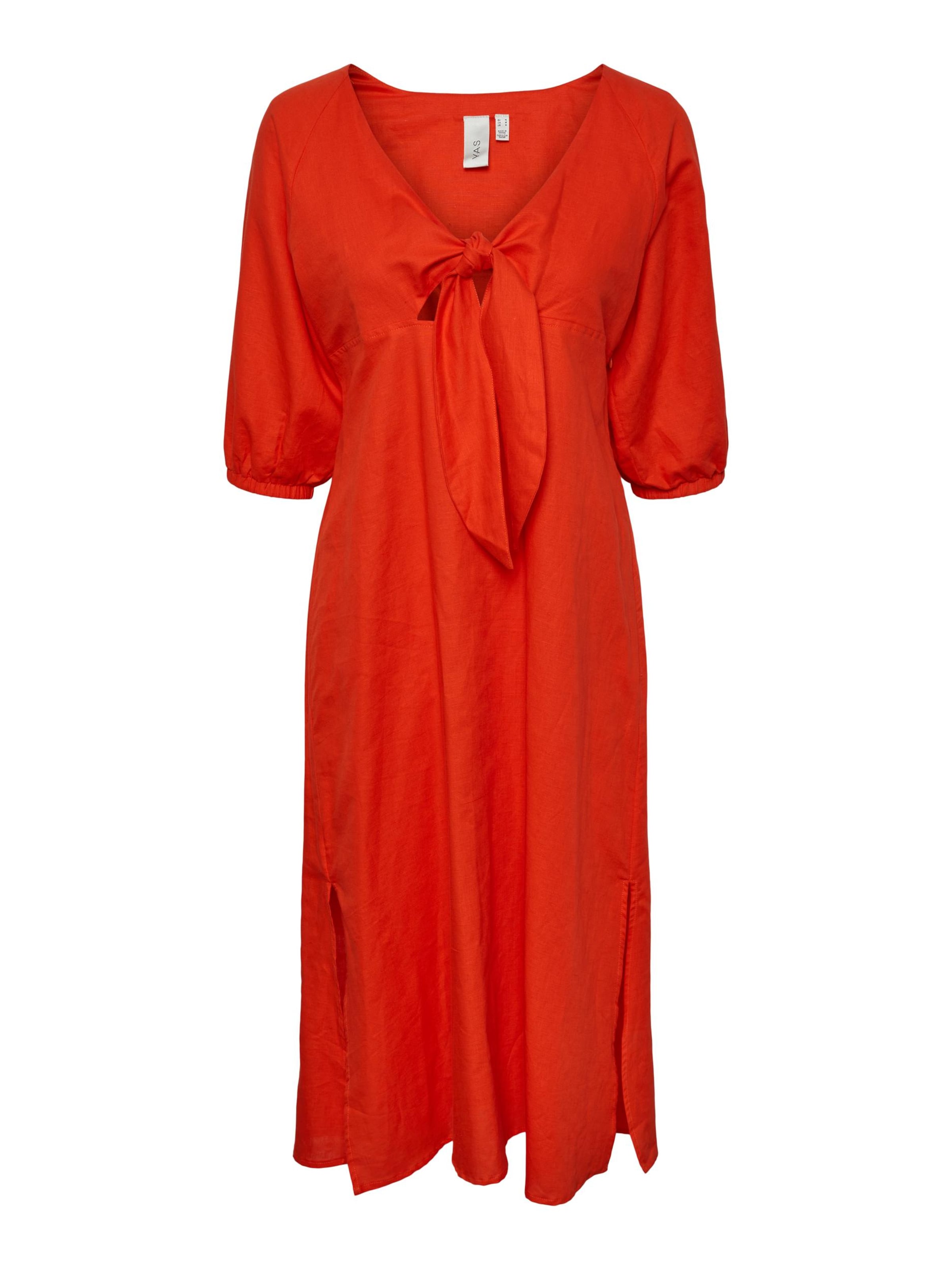 YAS Dress in Orange: front