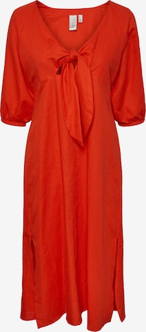 Y.A.S Dress in Orange: front