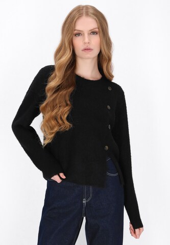 juoda DreiMaster Vintage Megztinis: priekis